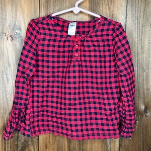 Buffalo Check Long Sleeve Top